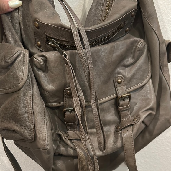 All Saints Leather Shoulder Bag - Picture 2 of 11